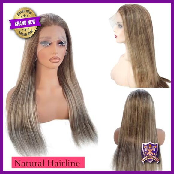 18 Inch Human Hair Lace Front Wig 150% Density Glueless Pre Plucked main image 5